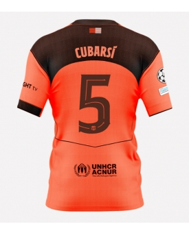 Barcelona Pau Cubarsi #5 Maglia Gara Terza Repliche 2025-26 Maniche Corte